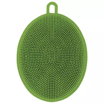 губка РЫЖИЙ КОТ овальная 12х9см силикон