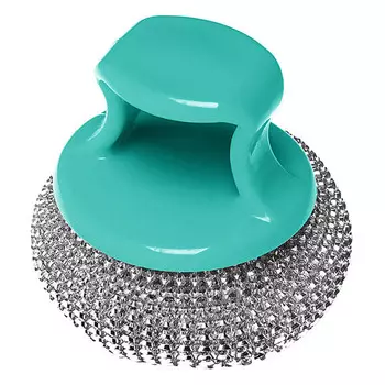 губка YOU'LL LOVE Скрабер 8х8х8см сетка с держателем в ассортименте