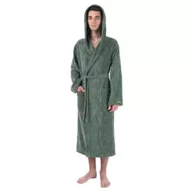 халат махр. CLEANELLY Котонэ р-р 56 зеленый, арт.ХЦС951-4572р.56