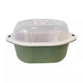 хлебница ЭЛЛАСТИК ПЛАСТ Каравай 37х25,5х20см 2л пластик микс цвета