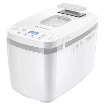 хлебопечь MAUNFELD MBM-1300DPW 850Вт до 1300г 14 программ