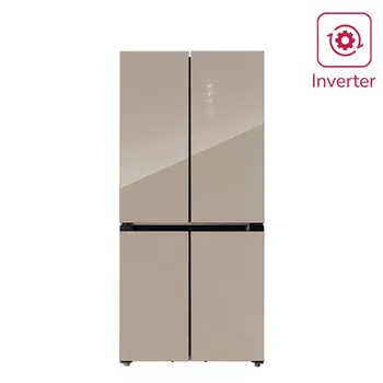 холодильник двухкамерный LEX LCD450GlGID 183x83,6x63,6см золотистый