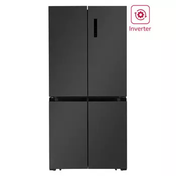 холодильник двухкамерный LEX LCD450MgID Side-by-Side серый глянцевый