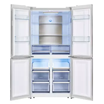 холодильник двухкамерный LEX LCD505WID 183x91,1x63,6 см белый