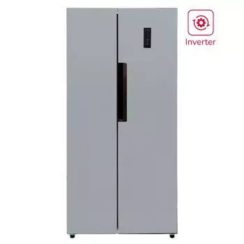 холодильник двухкамерный LEX LSB520DsID Side-by-Side темно-серебристый