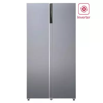 холодильник двухкамерный LEX LSB530DsID Side-by-Side серебристый