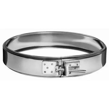 хомут дымохода обжимной Ф200мм AISI 430