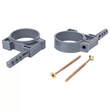 хомут с дюбелем для трубы 50мм 2шт