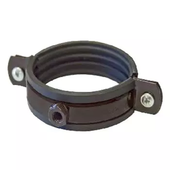 хомут трубы d80мм коричневый металлический