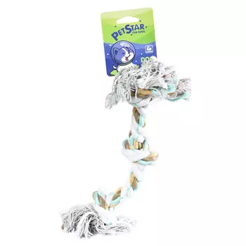 игрушка для собак PET STAR канат веревочный 3 узла 38см