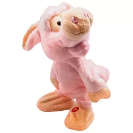 игрушка мягкая Веселая свинка 33см со звуком