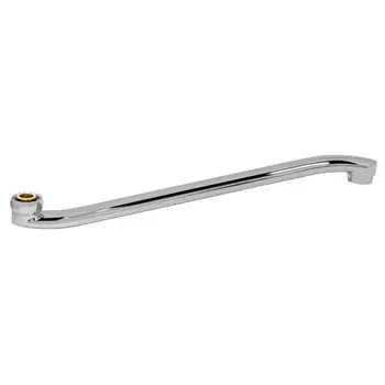 излив для смесителя 35см изогнутый хром