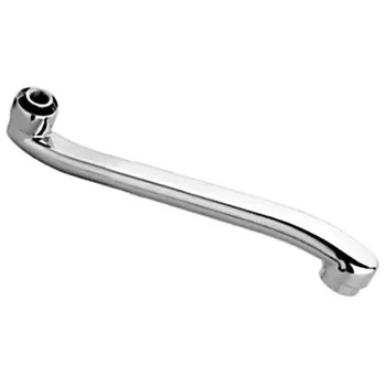 излив для смесителя LEDEME 300мм изогнутый