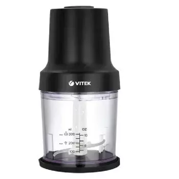 измельчитель VITEK VT-7131 800Вт чаша 1,2л стекло черный