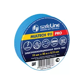 изолента Safeline 19ммХ20м синий