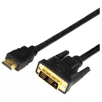 кабель DVI-D-HDMI 2.0 REXANT 17-6304 с фильтрами 2,0м черный
