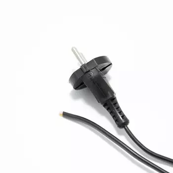 кабель с вилкой ШВВП 2х0,5мм 3м черный