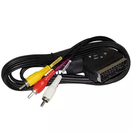 кабель SCART-3RCA LINCOM LIN-21A-015 перекл. напр. сигнала 1,5м черн.