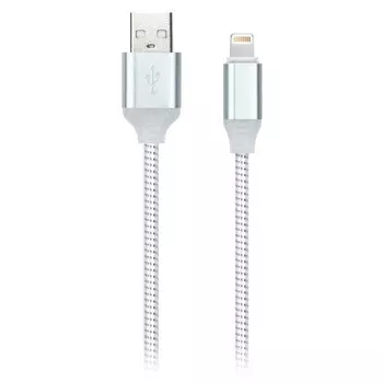 кабель USB 2.0-Lightning 8-pin SMARTBUY iK-512ss white белый