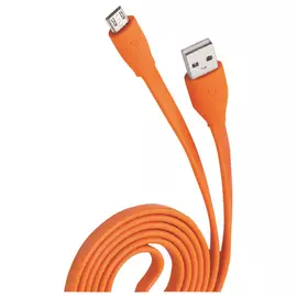 кабель USB 2.0-microUSB OLMIO 38702 1,0м оранж.
