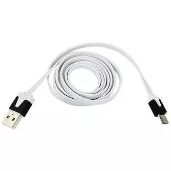 кабель USB-microUSB плоский 1 м