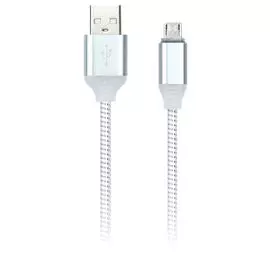кабель USB microUSB SMARTBUY iK-12ssbox white