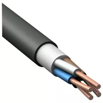 кабель ВВГ-нг(А) LS Конкорд круглый 4х1,5 ГОСТ 20м черный
