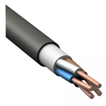 кабель ВВГ-нг(А) LS Конкорд круглый 4х2,5 ГОСТ 10м черный