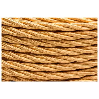 кабель витой 2х1,5 10м золото