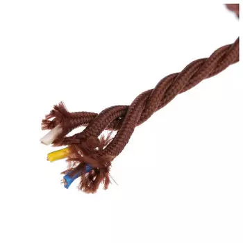 кабель витой 3х2,5 10м коричневый