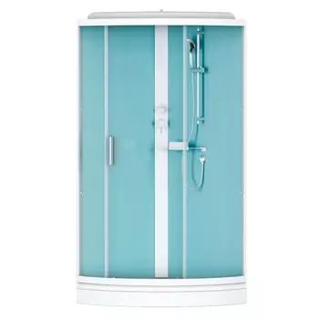 кабина душевая AM.PM X-Joy 90x90х205см 1/4 круга стекло прозрачное низкий поддон
