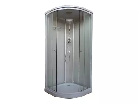 кабина душевая без гидромассажа ZQ-182 90х90х210 см, низкий поддон