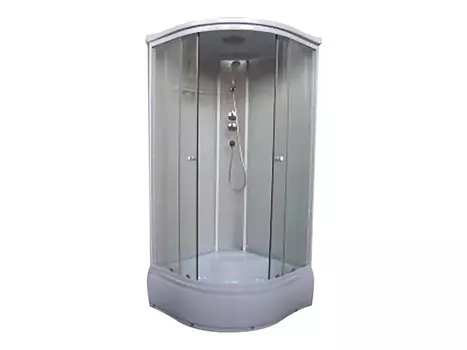 кабина душевая без гидромассажа ZQ-183 90х90х210 см, высокий поддон