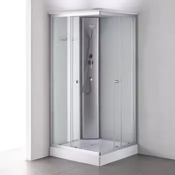кабина душевая OFELIS 90x90x215см низкий поддон