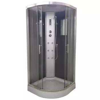 кабина душевая Omega 90x90x215см г/м низкий поддон 1/4 круга