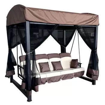 качели-диван GREENGARD Павильон Стенли 2,42х2,36х1,76м (до 500 кг)