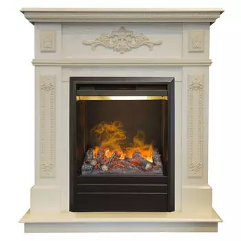 каминокомплект REALFLAME LILIAN STD/EUG WT+OLYMPIC 3D(GI67) бежевый