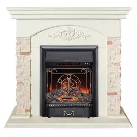 каминокомплект REALFLAME NEAPOLIS WT+Majestic (MBL) (MU24)