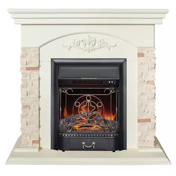 каминокомплект REALFLAME NEAPOLIS WT+Majestic (MBL) (MU24)