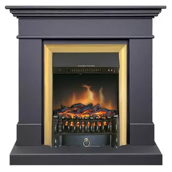 каминокомплект Royal Flame California + Fobos FX Brass серый графит