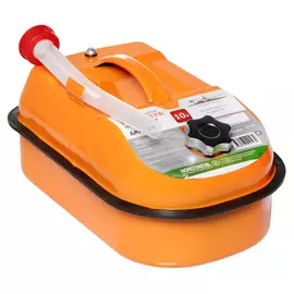 канистра металлическая 10л горизонтальная оранжевый