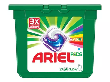 капсулы для стирки ARIEL Liquid Capsules Color &amp; Style 23 шт, 23,8 г