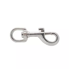 карабин 94х19х38мм с вертлюгом нержавеющая сталь 1шт