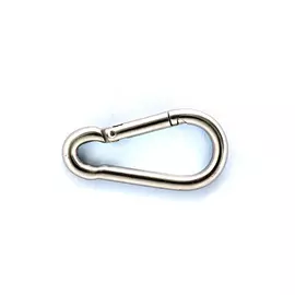 карабин пружинный 6х60мм усиленный нержавеющая сталь 1шт