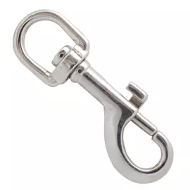 карабин пружинный 9х62мм с вертлюгом нержавеющая сталь 1шт