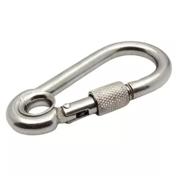 карабин с фиксатором DIN5299D 12мм