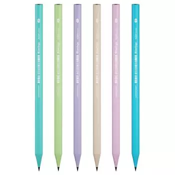 карандаш ч/г BERLINGO Flexy Pastel HB трехгранный пластик в асс-те