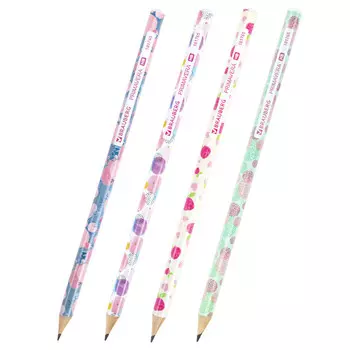 карандаш ч/г BRAUBERG Primavera HB в асс-те