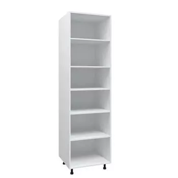 каркас пенала под технику 600x600x2140мм белый ЛДСП