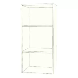 каркас навесной 450х300х960мм белый ЛДСП